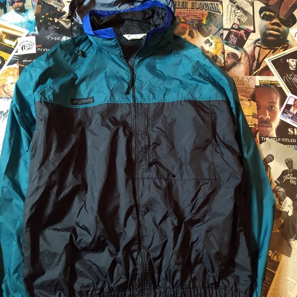 Vintage Columbia Jacket Large/XL San Jose Sharks lightweight colorway